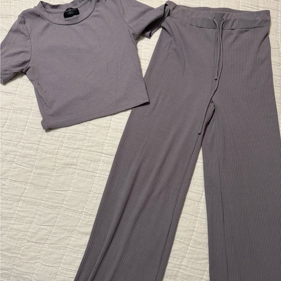 White Fox Boutique Other - White Fox Boutique Gray Lounge Set